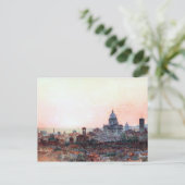 Sunset Over Brescia, Italien Postkarte (Stehend Vorderseite)