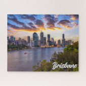 Sunset Over Brisbane, Australien Puzzle (Horizontal)