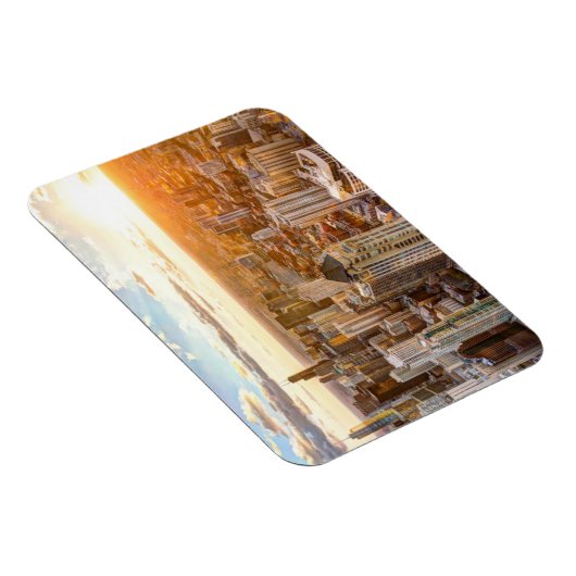 Sunset Over Chicago Magnet (Rechte Seite)