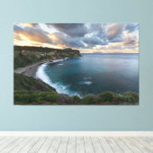 Sunset Over Cliffs, a stunning Leinwanddruck (Insitu (Holzboden))