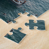 Sunset over Cliffside in Polignano a Mare, Italien Puzzle (Seite)