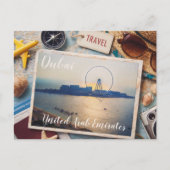 Sunset Over Dubai – City of Wonders Postkarte (Vorderseite)
