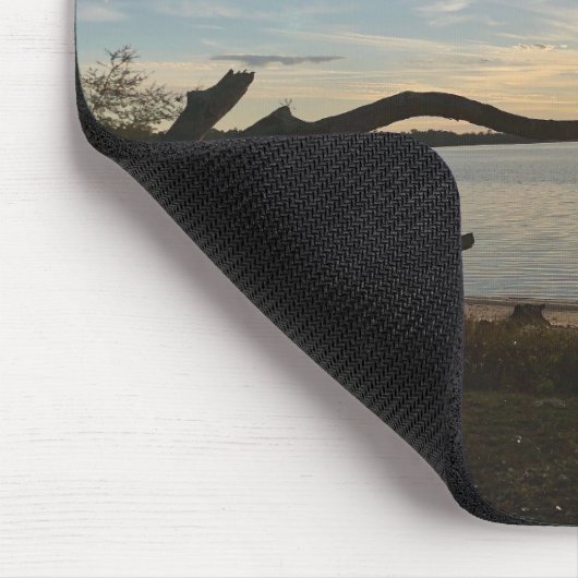 Sunset Over East Bay Mousepad (Ecke)