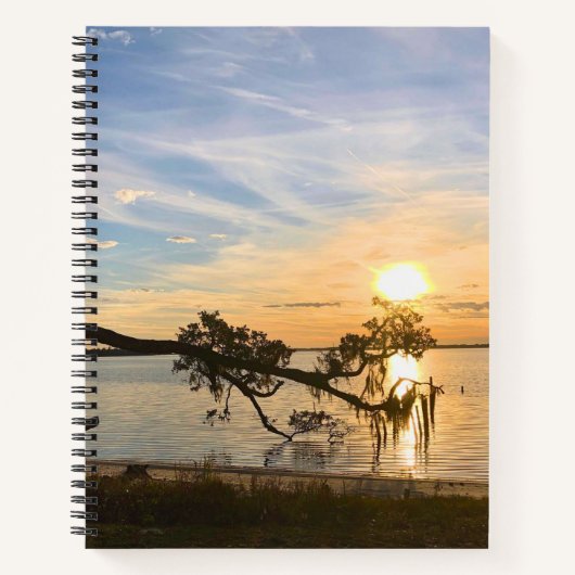 Sunset Over East Bay Notizblock (Vorderseite)