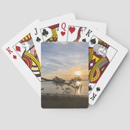 Sunset Over East Bay Spielkarten (Rückseite)