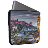 Sunset Over Edinburgh, Schottland, Vereinigtes Kön Laptopschutzhülle (Vorne Rechts)