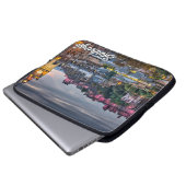 Sunset Over Edinburgh, Schottland, Vereinigtes Kön Laptopschutzhülle (Vorne Knopf)