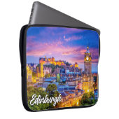 Sunset Over Edinburgh, Schottland, Vereinigtes Kön Laptopschutzhülle (Vorne Rechts)