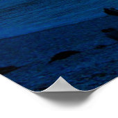 Sunset over Etretat Poster (Ecke)