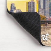 Sunset Over Frankfurt, Deutschland Mousepad (Ecke)