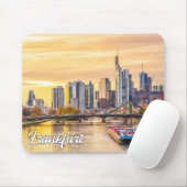 Sunset Over Frankfurt, Deutschland Mousepad (Mit Mouse)