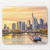 Sunset Over Frankfurt, Deutschland Mousepad (Vorne)