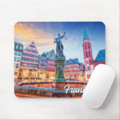 Sunset Over Frankfurt, Deutschland Mousepad (Mit Mouse)