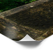 Sunset over Hawksclough Bridge, Mytholmroyd Poster (Ecke)