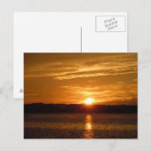 Sunset Over Hilton Postkarte (Vorne/Hinten)