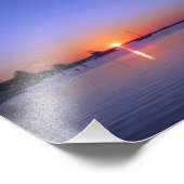 SUNSET OVER JAMAICA FOTODRUCK (Ecke)