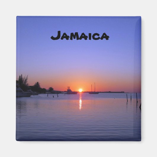 SUNSET OVER JAMAICA MAGNET (Vorne)