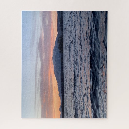 Sunset over Katahdin, Maine Puzzle (Vertikal)