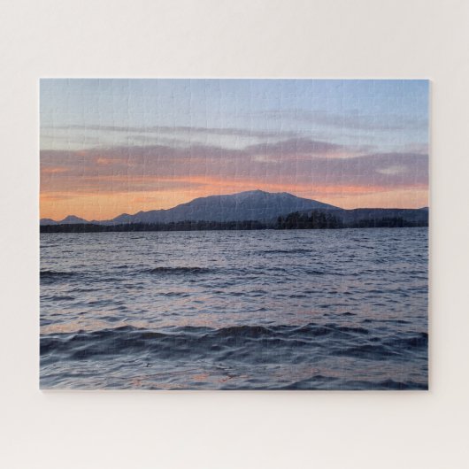 Sunset over Katahdin, Maine Puzzle (Horizontal)