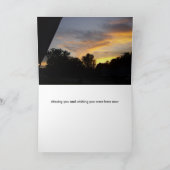 Sunset Over Kentucky Karte (Innenseite)