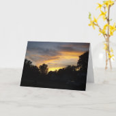 Sunset Over Kentucky Karte (Gelbe Blume)