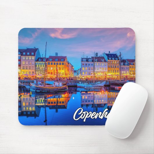 Sunset Over Kopenhagen, Dänemark Mousepad (Mit Mouse)