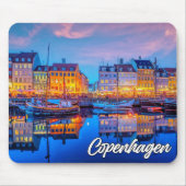 Sunset Over Kopenhagen, Dänemark Mousepad (Vorne)