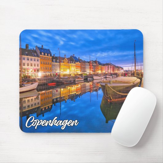 Sunset Over Kopenhagen, Dänemark Mousepad (Mit Mouse)