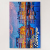 Sunset Over Kopenhagen, Dänemark Puzzle (Vertikal)