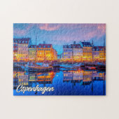 Sunset Over Kopenhagen, Dänemark Puzzle (Horizontal)