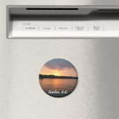 Sunset over Lake Marion Santee SC Magnet (In Situ (Geschirrspüler))
