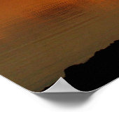 Sunset Over Lake Thurmond Poster (Ecke)