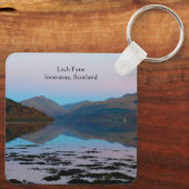 Sunset over Loch Fyne, Scotland Keyring Schlüsselanhänger (Rückseite)