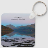 Sunset over Loch Fyne, Scotland Keyring Schlüsselanhänger (Rückseite)