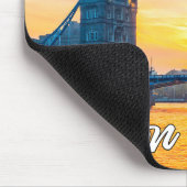 Sunset Over London, England, Großbritannien Mousepad (Ecke)