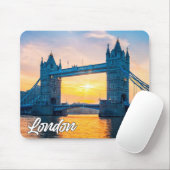 Sunset Over London, England, Großbritannien Mousepad (Mit Mouse)