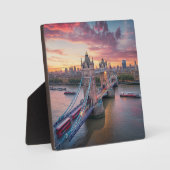 Sunset over London Fotoplatte (Vorderseite)
