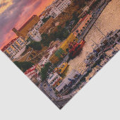 Sunset over Mahon harbor - Menorca, Spain Seidenpapier (Ausschnitt)