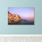 Sunset over Manarola village Leinwanddruck (Insitu (Holzboden))
