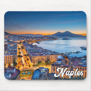 Sunset Over Neapel, Italien Mousepad