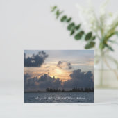 Sunset over Pomato Point Postkarte (Stehend Vorderseite)