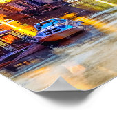 Sunset Over Rome, Italien Poster (Ecke)