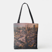 Sunset Over San Francisco Financial District Tasche (Rückseite)