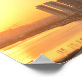 Sunset over Skyline of Doha, Katar Poster (Ecke)