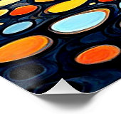 Sunset over spotted lake 1 poster (Ecke)