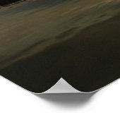 Sunset over Spring Valley Reservoir Poster (Ecke)