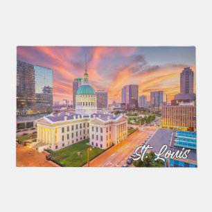 Sunset Over St. Louis, Missouri, USA Fußmatte