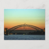 Sunset over Sydney Harbor Bridge, Australia Postkarte (Vorderseite)