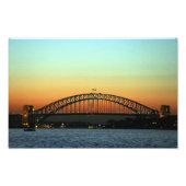 Sunset over Sydney Harbour Bridge, Australien Fotodruck (Vorne)