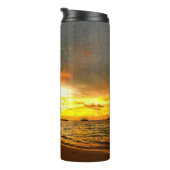 Sunset Over the Maldives Thermosbecher (Nach rechts gedreht)
